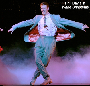 Mark Ledbetter as Phil Davis in Irving Berlin's White Christmas